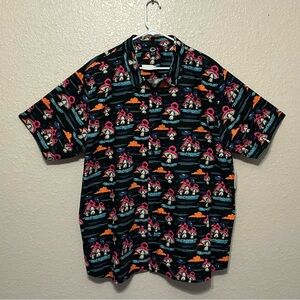 Neff Magic Mushroom Print Button Down Shirt